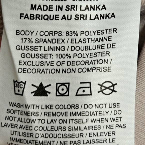 Nike Hi-Rise-Dri-Fit Cross Waist Ankle pink Leggings Size L Woman's - Picture 13 of 14